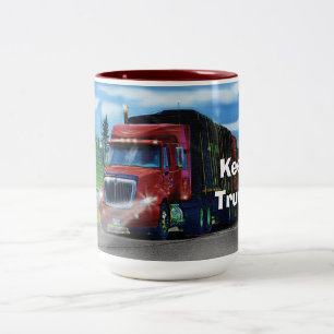 Truckers Big Rig Cargo Lastbil Coffee Mugg