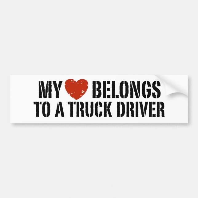 Truckers flicka bildekal (Framsidan)