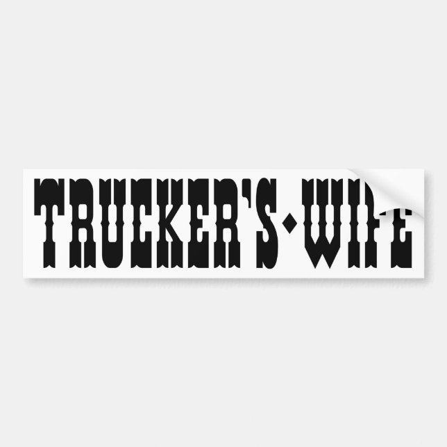 Truckers fru bildekal (Framsidan)