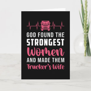 Truckers fru Gud hittade de starkaste kvinnorna. Kort