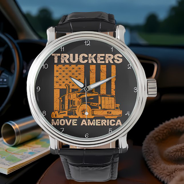 Truckers Move America: Orange Pride Armbandsur (Skapare uppladdad)