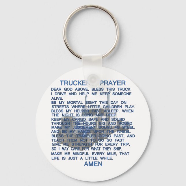 Truckers Prayer Nyckelring (Framsida)