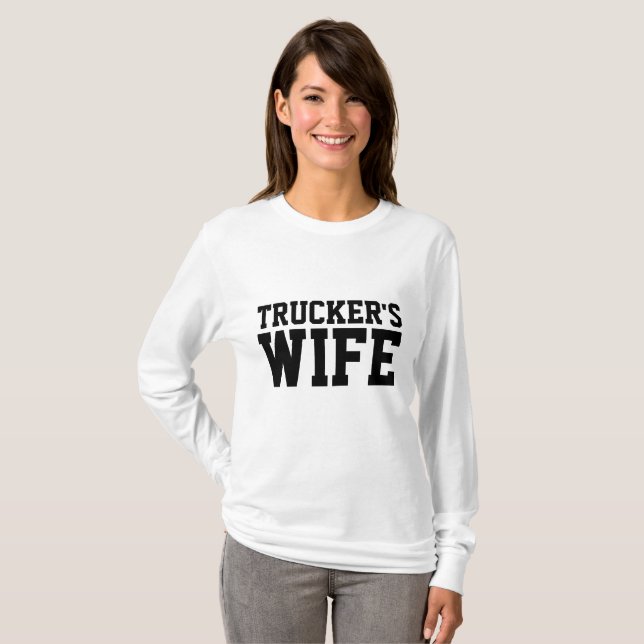 TRUCKER'S WIFE T-shirts (Hel framsida)