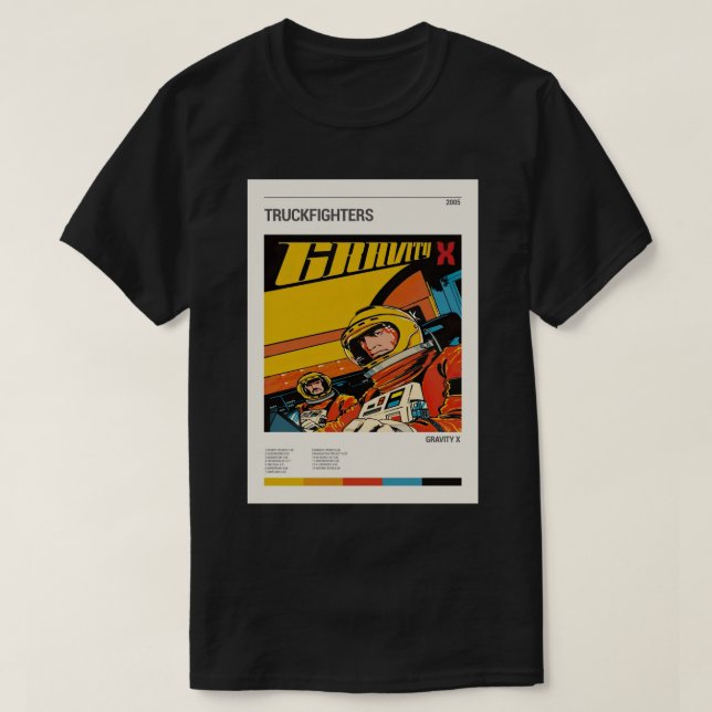TRUCKFIGHTERS band GRAVITY X-albumskydd TRUCKFIGH T Shirt (Design framsida)