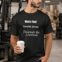 Truckförarens T-shirt present driven av koffein