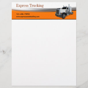 Truckföretag Brevhuvud