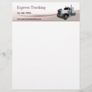 Truckföretag Brevhuvud