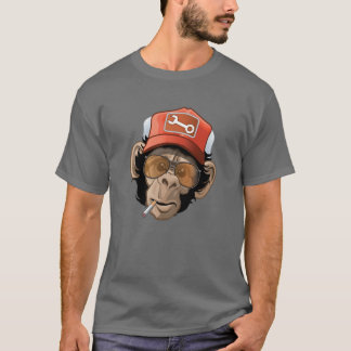 Truckin schimpans tee shirt