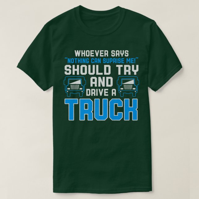 Trucking Country Trucker Diesel Freight Truck Driv T Shirt (Design framsida)