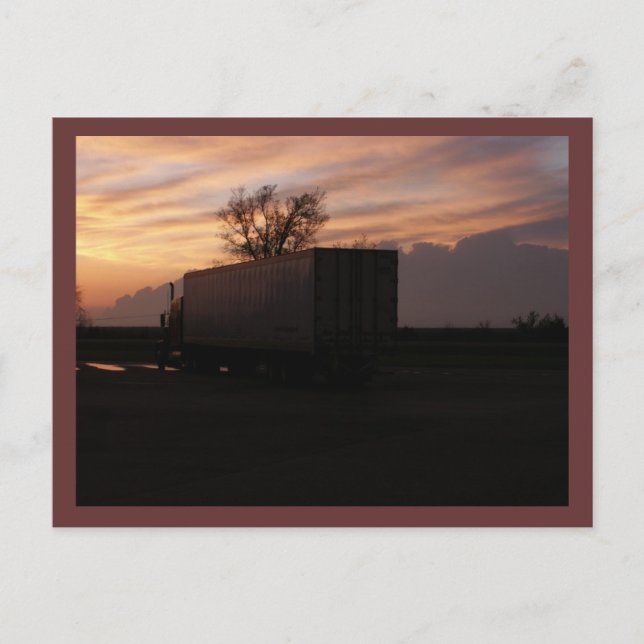 Trucking USA Postcard Vykort (Framsida)