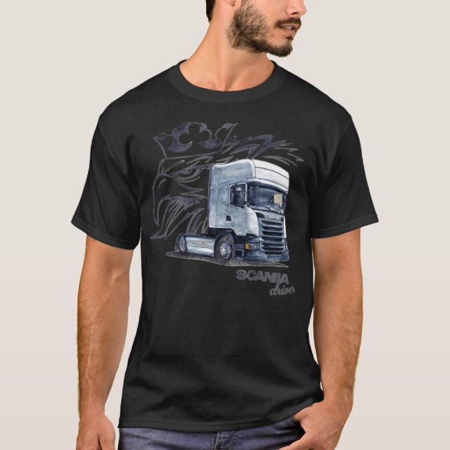 Trucks colorful cool  t shirt (Framsida)