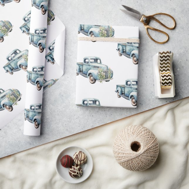 Trucks Dad Birthday Presentpapper (Hantverk)