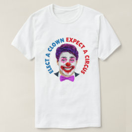 Trudeau clown ansikte, välj en clown förvänta sig  t shirt