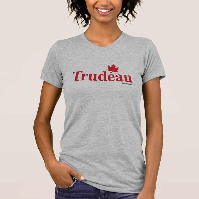 Trudeau liberal person t-shirt (Framsida)