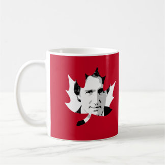 Trudeau lönnlöv - White.png Kaffemugg