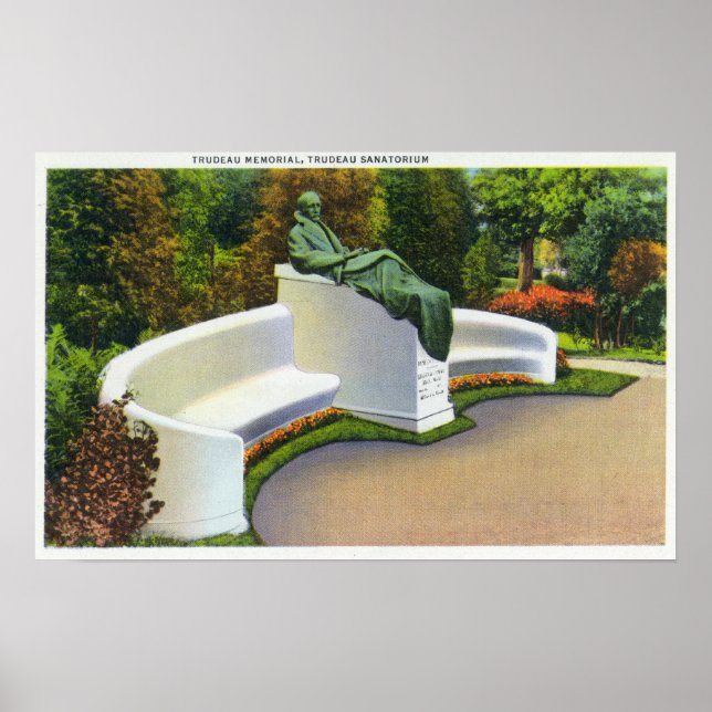 Trudeau Memorial, Trudeau Sanatorium Scene Poster (Framsidan)