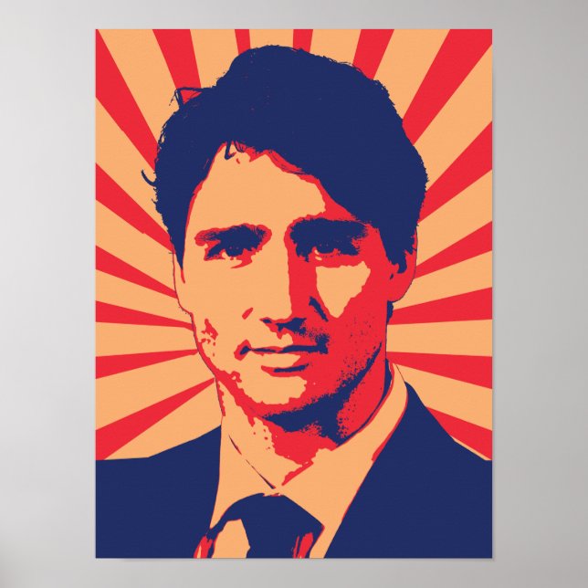Trudeau Propaganda Poster (Framsidan)