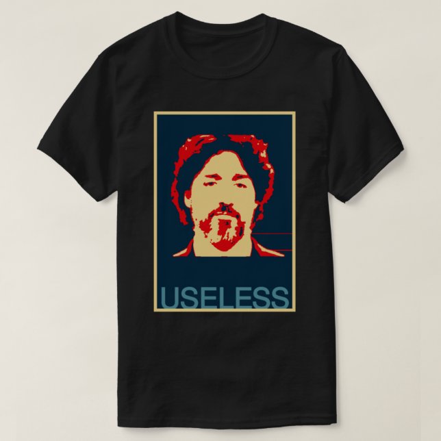 Trudeau Useless Classic T-Shirt (Design framsida)