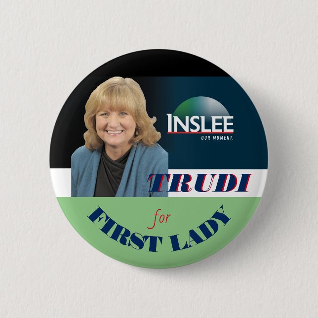 Trudi Inslee för den första damen Knapp (Framsida)