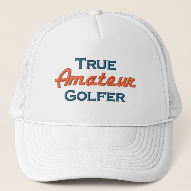 True Amateur Golfer Mesh Cap Keps (Framsida)