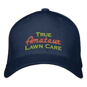 True Amateur Gräsmatta Care Broderad Keps