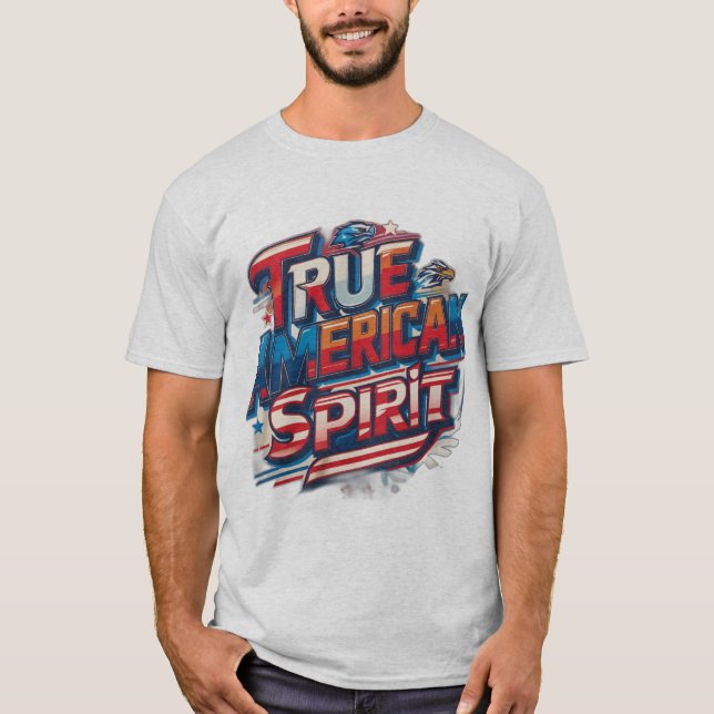 True American Spirit T Shirt (Framsida)