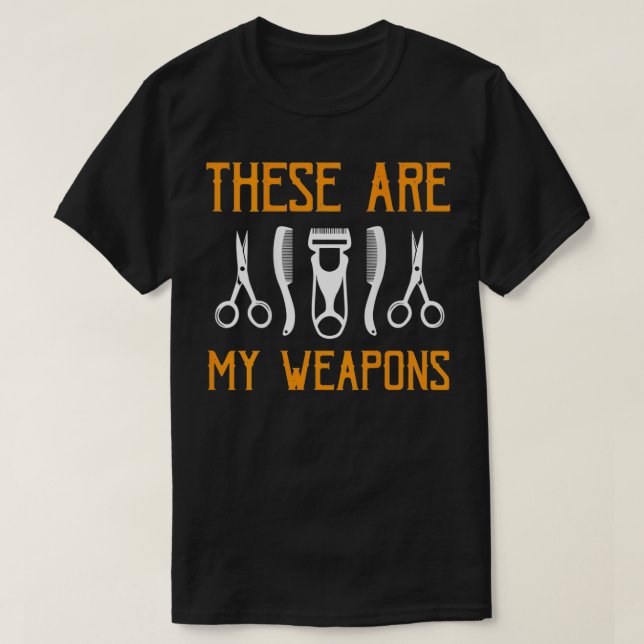 True Barber Weapon T Shirt (Design framsida)