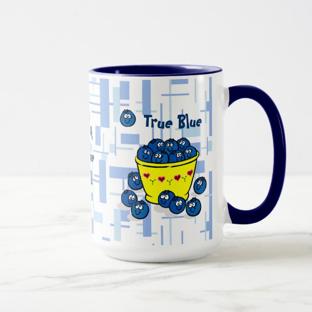 True blått mugg (Höger)