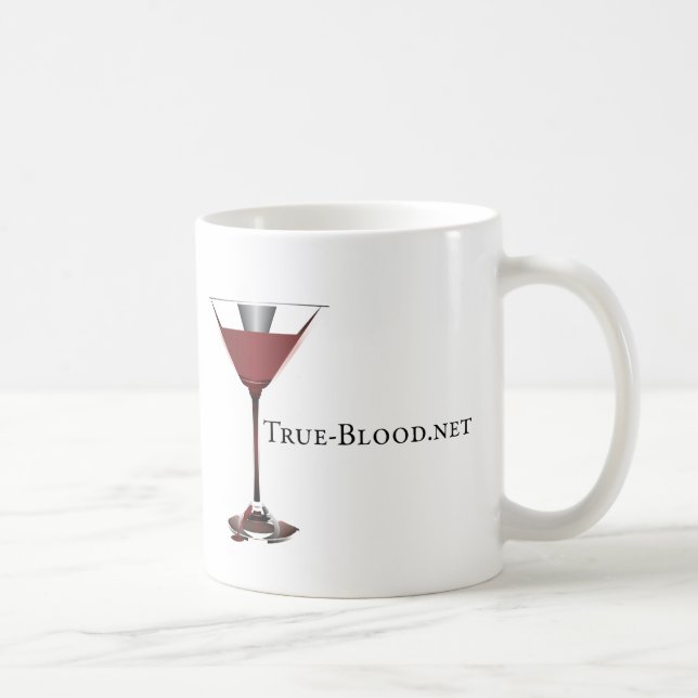 True-Blood.net Martini Glass stor mugg (Höger)
