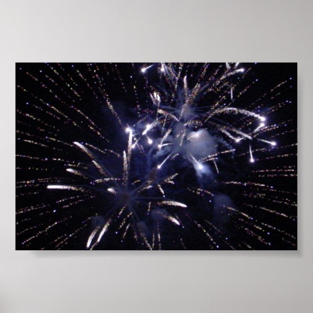 True Blue Fireworks Poster (Framsidan)