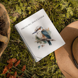 True Blue Kookaburra, anpassningsbar Anteckningsbok