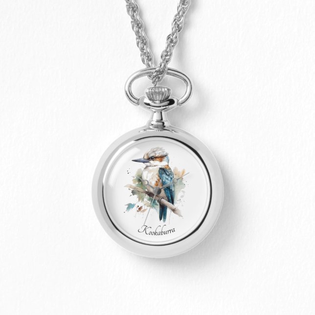 True Blue Kookaburra, anpassningsbar Armbandsur (Framsida)