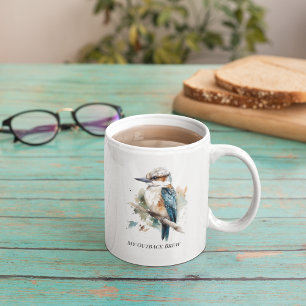 True Blue Kookaburra, anpassningsbar Kaffemugg