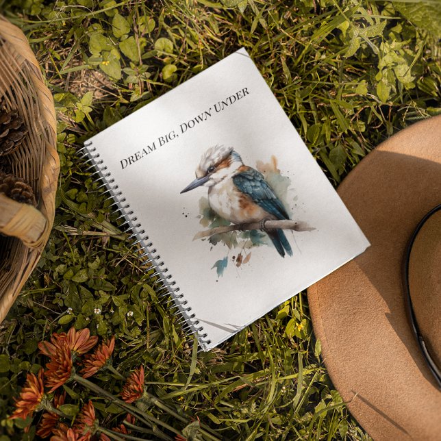 True Blue Kookaburra, custom Anteckningsbok (Skapare uppladdad)