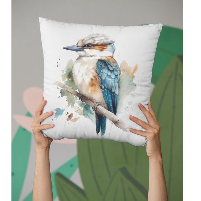 True Blue Kookaburra Kudde (Skapare uppladdad)