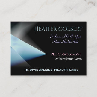 True Blue Professional Caregiver Visitkort