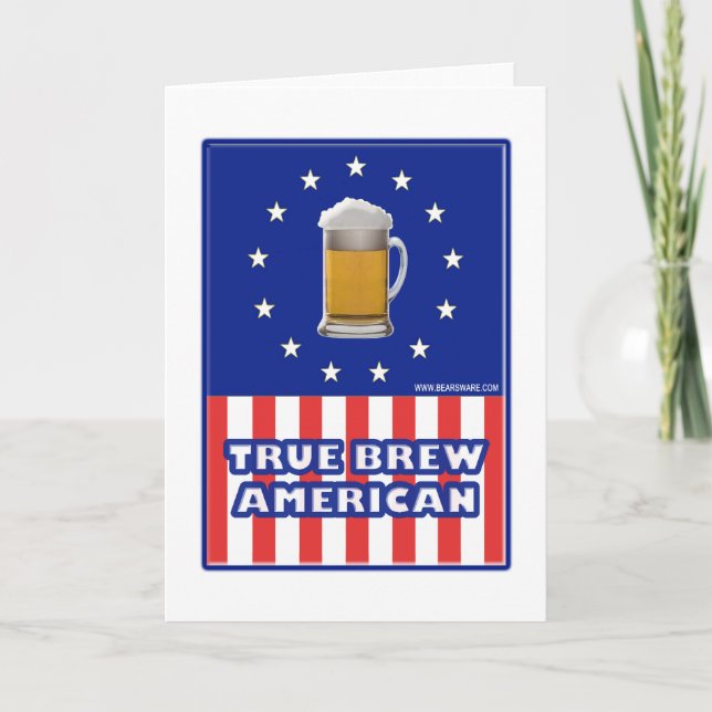 True Brew American Kort (Framsida)