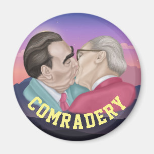 True Comradery - Brezhnev kyssar Honecker Magnet