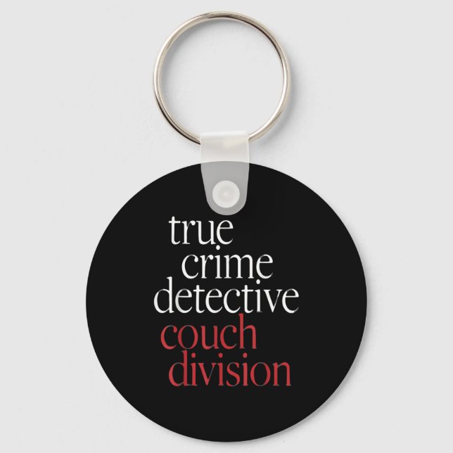 True Crime Detective Couch Di  Nyckelring (Framsida)