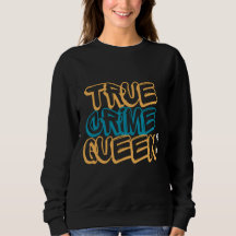 True Crime Drottning Retro Neon Typografi Design