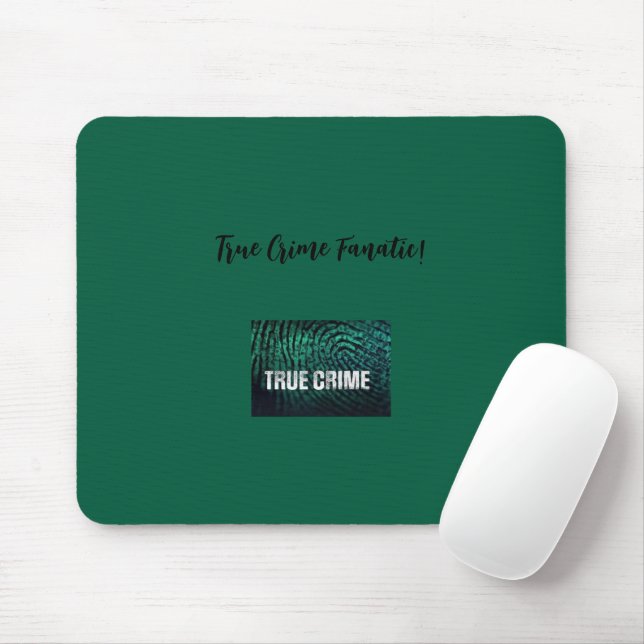 True Crime Fanatic Mouse Pad Musmatta (Med mus)