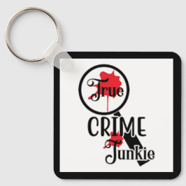 True Crime Junkie Key Chain Nyckelring