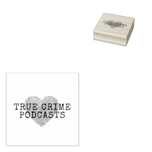 True Crime Podcast Älskare Stämpel