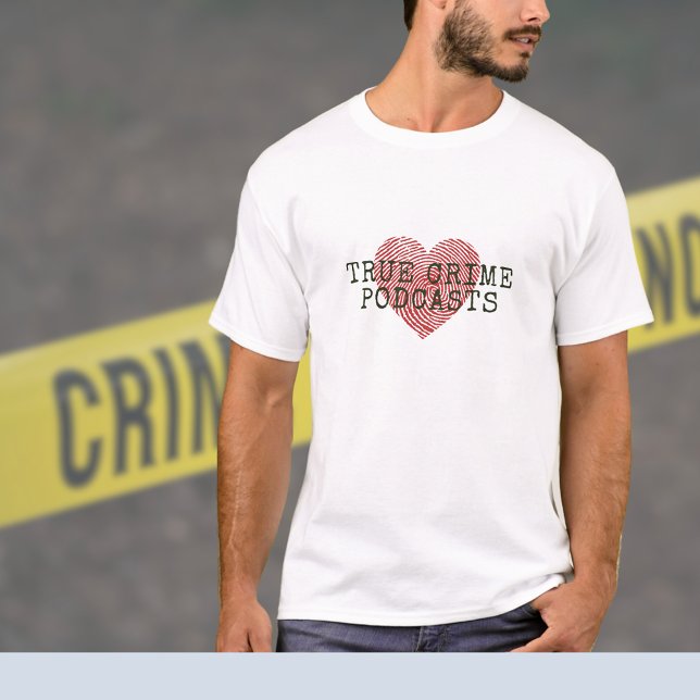True Crime Podcast Älskare T Shirt (Skapare uppladdad)