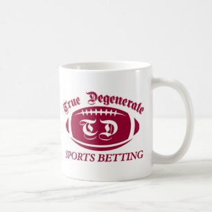 True degenererat slå vad för sportar kaffemugg