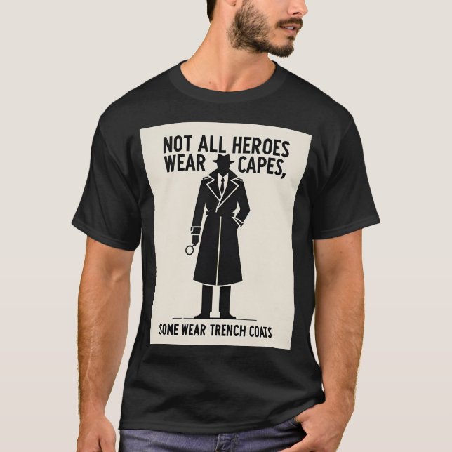 True Detective Spirit. Detective T-Shirt (Framsida)