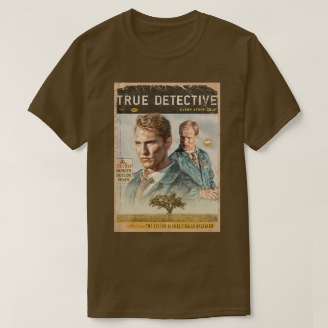 True Detektiv Season T Shirt (Design framsida)