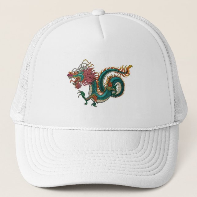 True Dragon Emperor Sol Hat Summer Sunshine Hat Keps (Framsida)