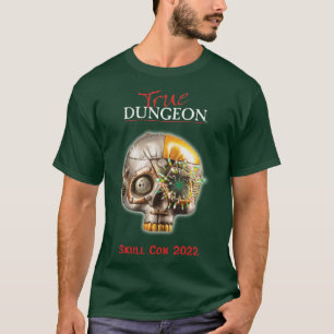 True Dungeon - Skull Con - mörk grönt T-Shirt
