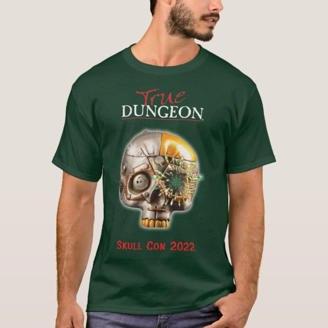 True Dungeon - Skull Con T Shirt (Framsida)
